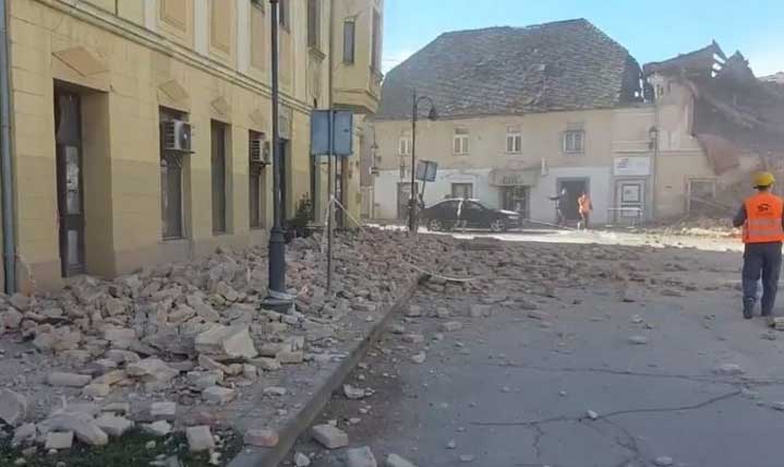 7 са загинали при земетресението в Хърватия, повече от 25 са ранените