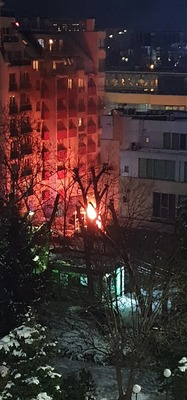 Малък пожар гори край бул. „Арсеналски“