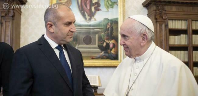 Папа Франциск отправи послание към България и българите