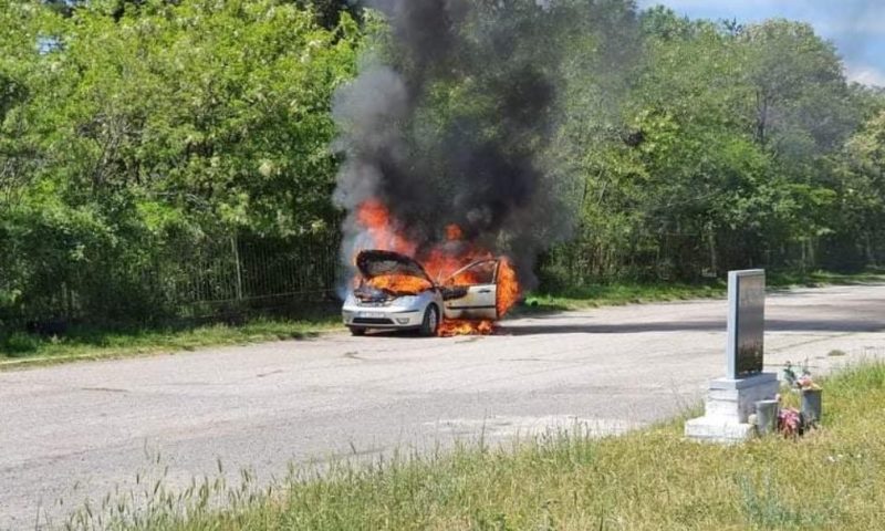 Кола пламна край Сопот – Горещите новини на Подбалкана