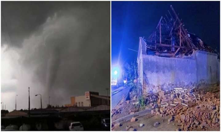 Торнадо опустоши Чехия: Най-малко 150 души са пострадали (ВИДЕО)